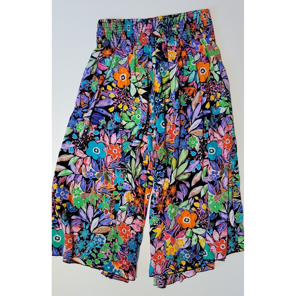 Orientique Floral Wide Leg Pants